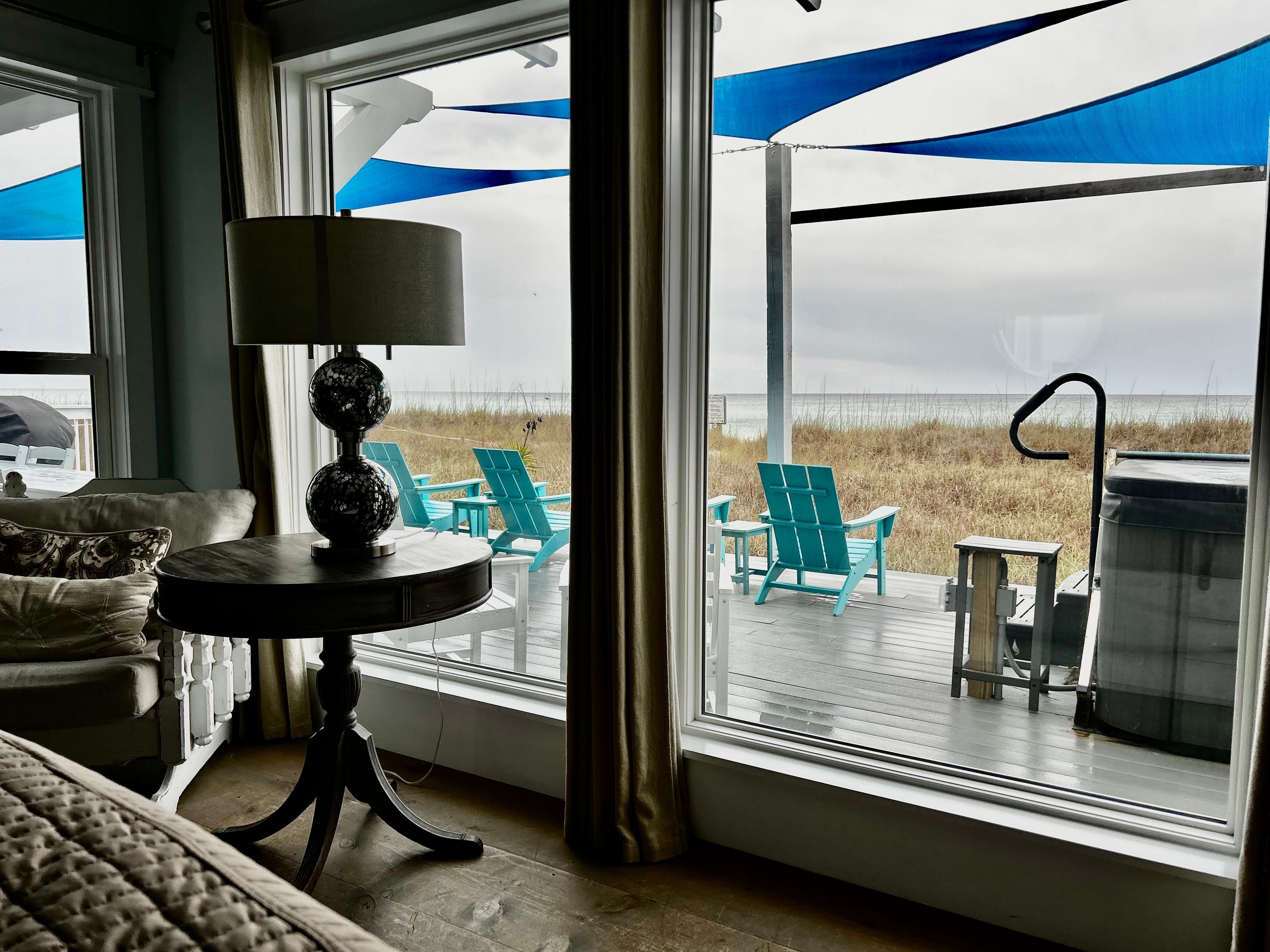 View from a King room on the first floor