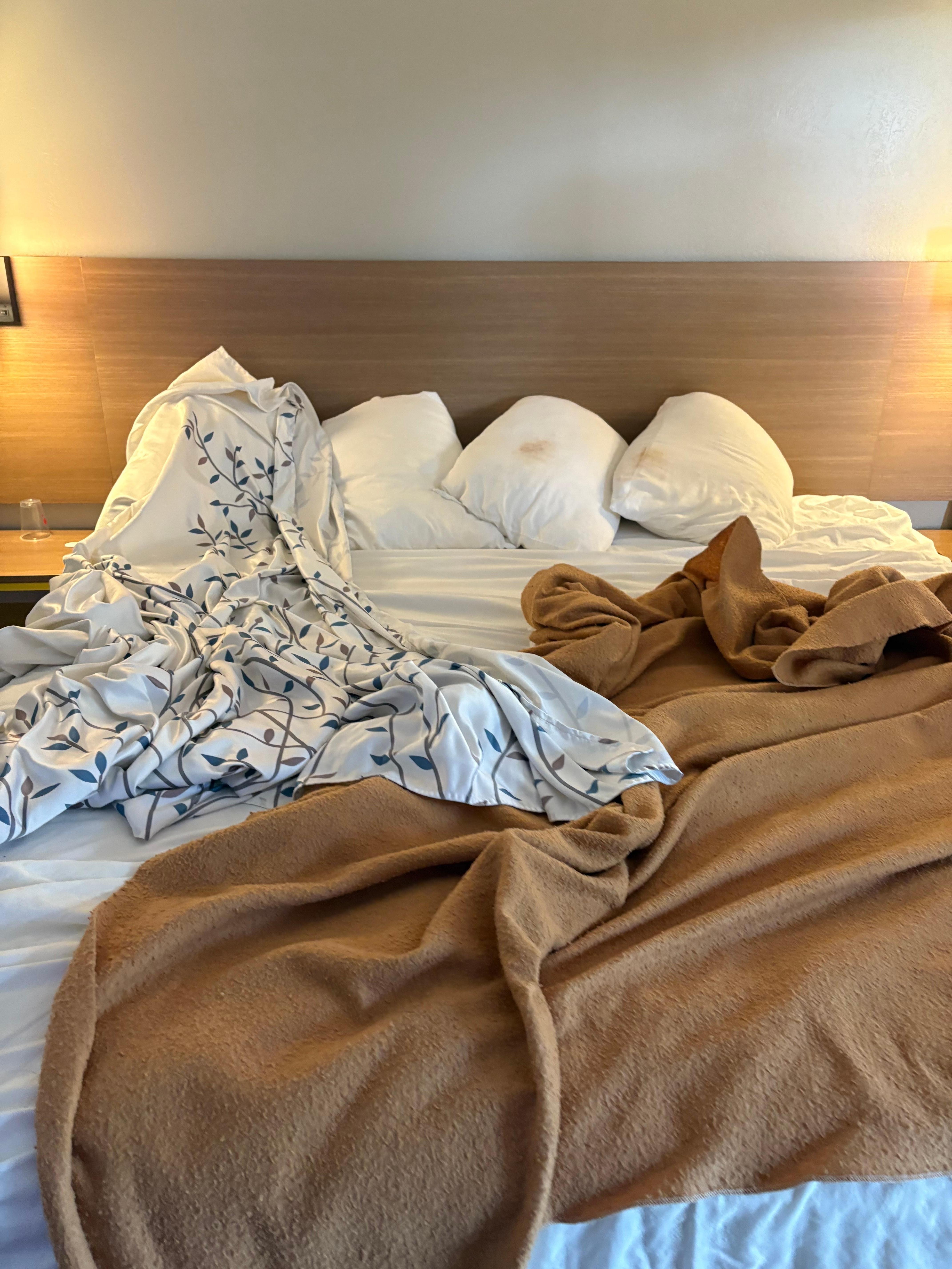 Room they tried to give us someone else slept in gross