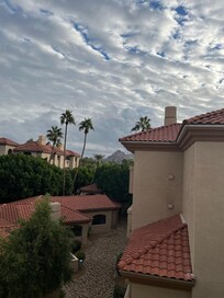 View from patio attached to the room