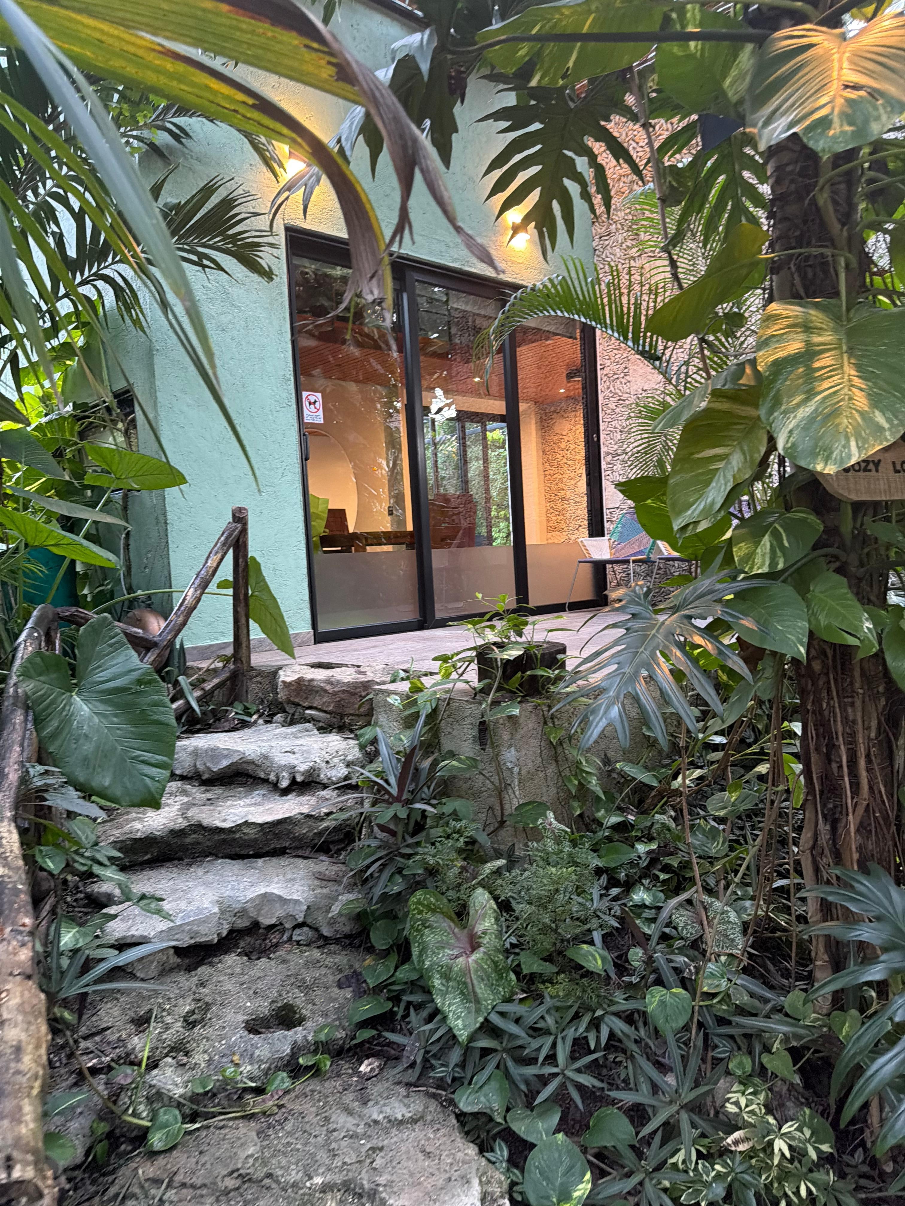 The front of villa zamna 