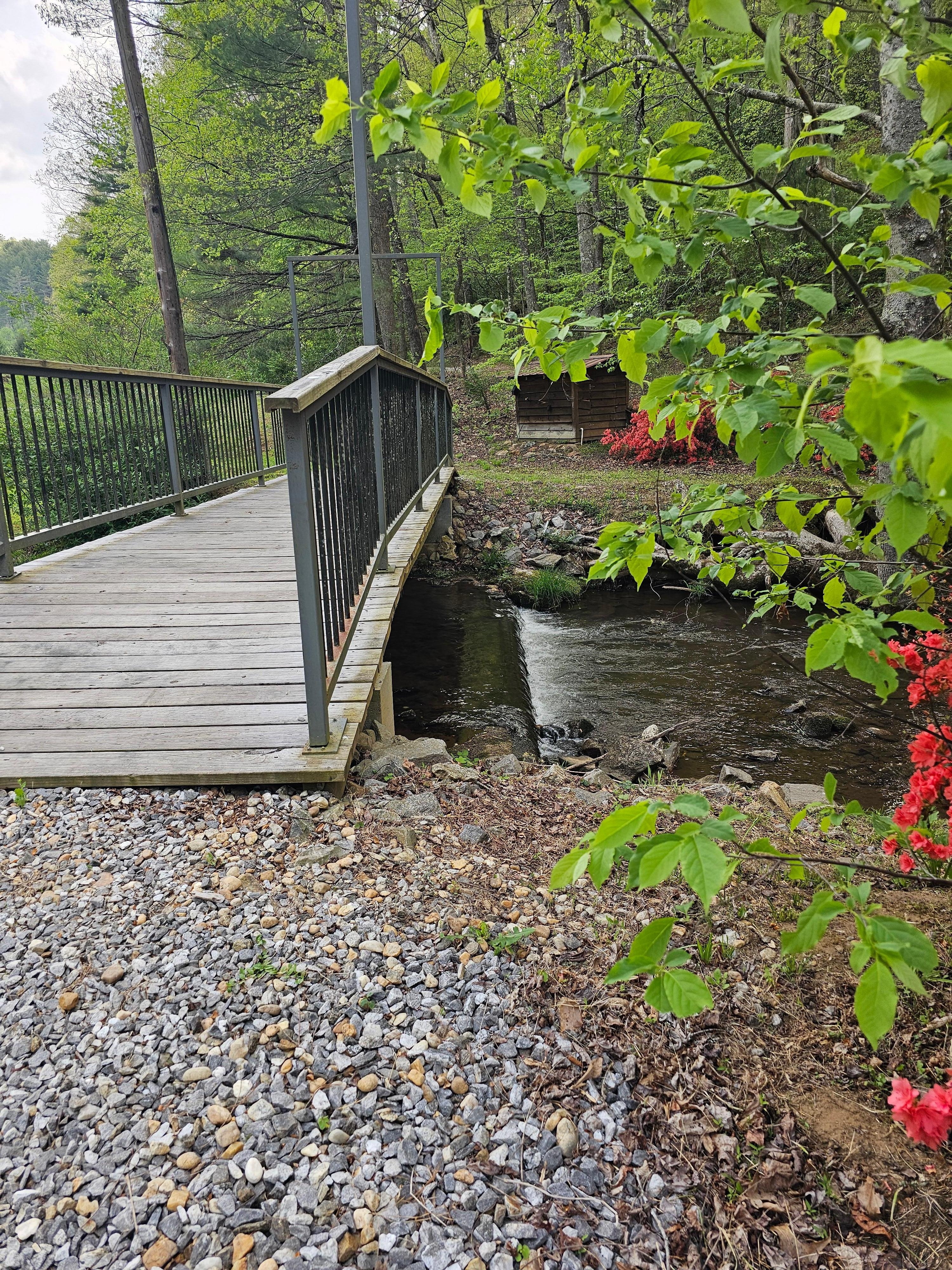 footbridge over the creek
