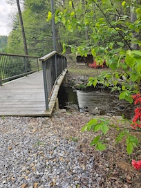 footbridge over the creek