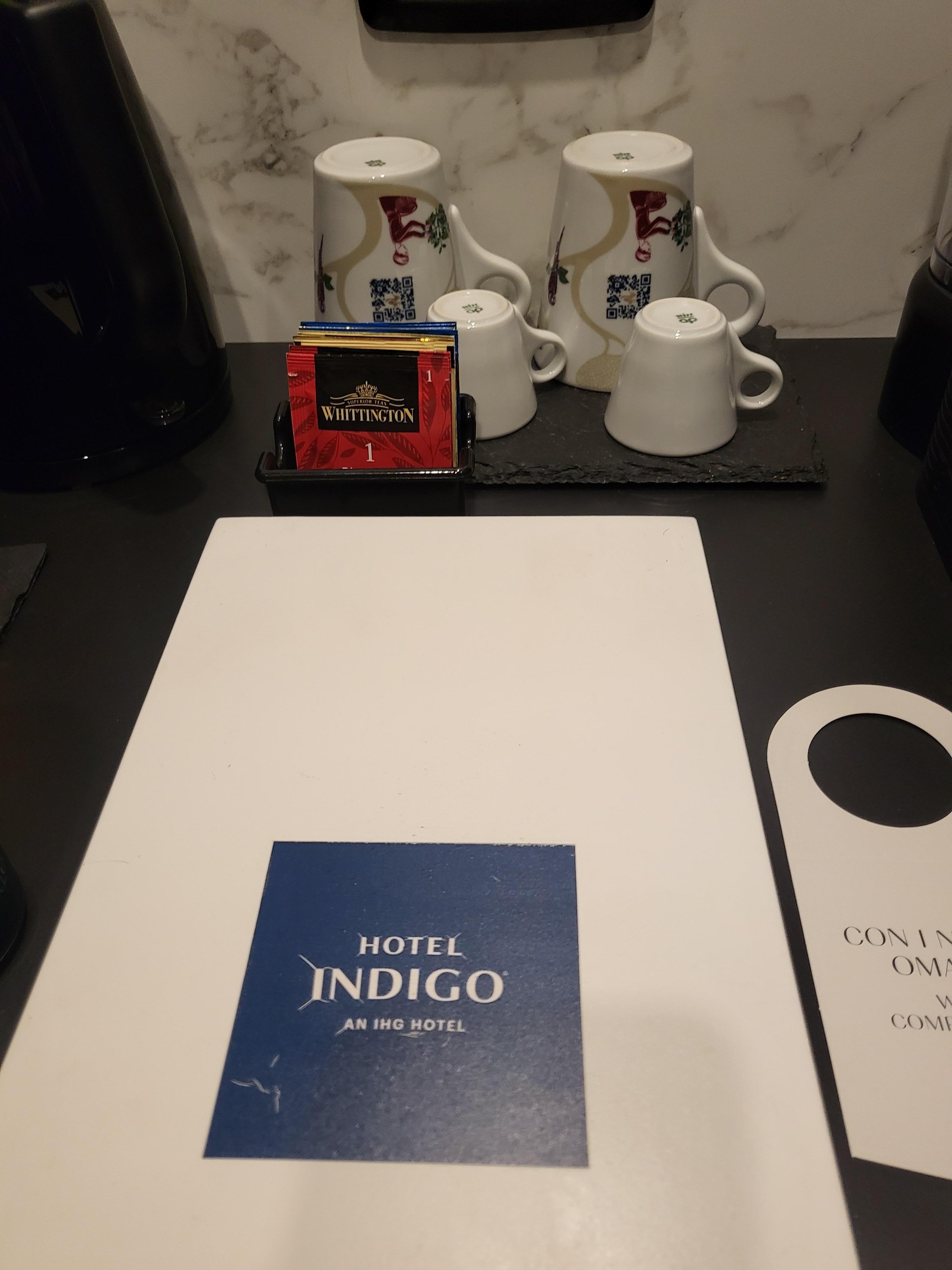 Så lækker kaffe og The på værelserne.