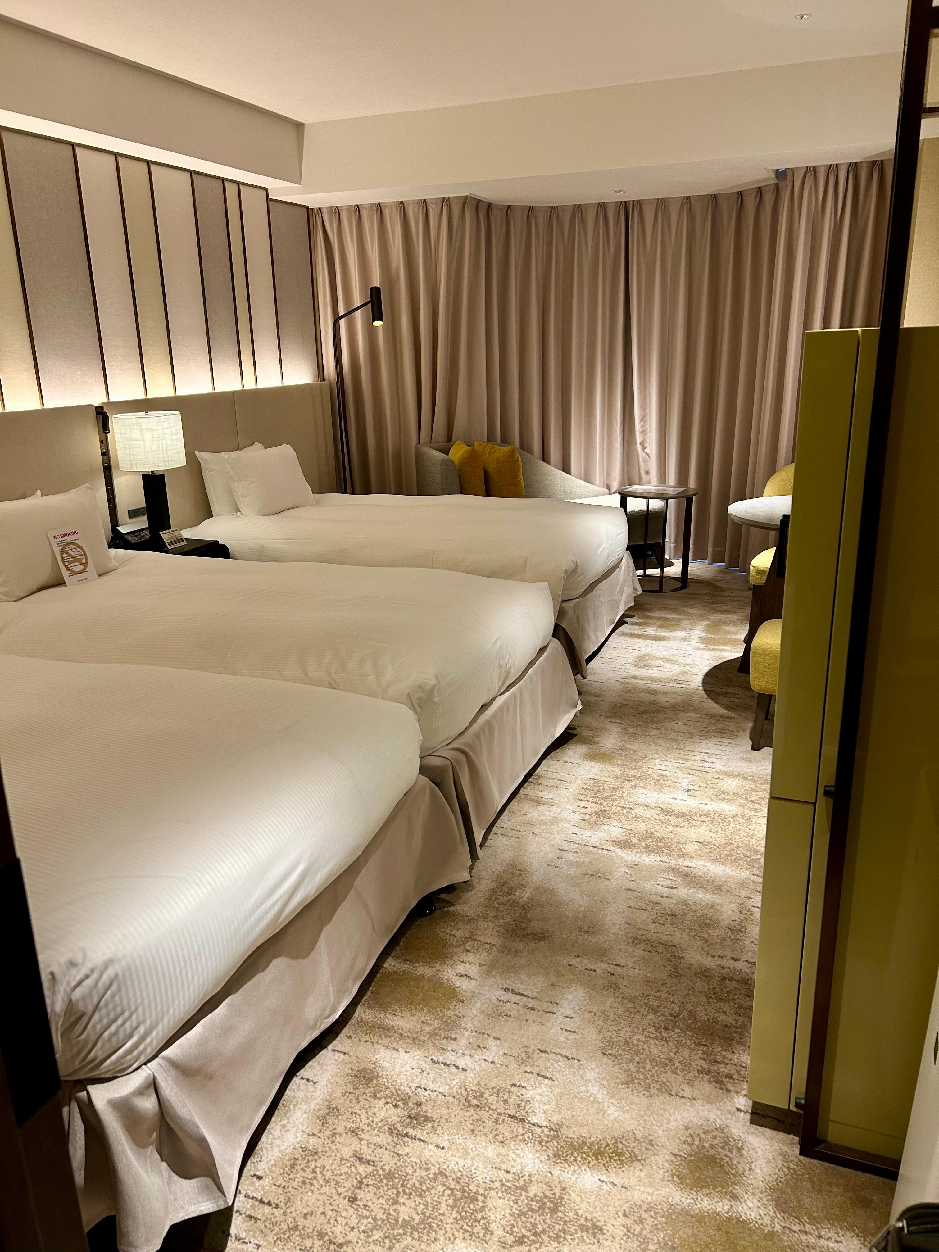 Triple room - very spacious, comfy beds and very clean. 