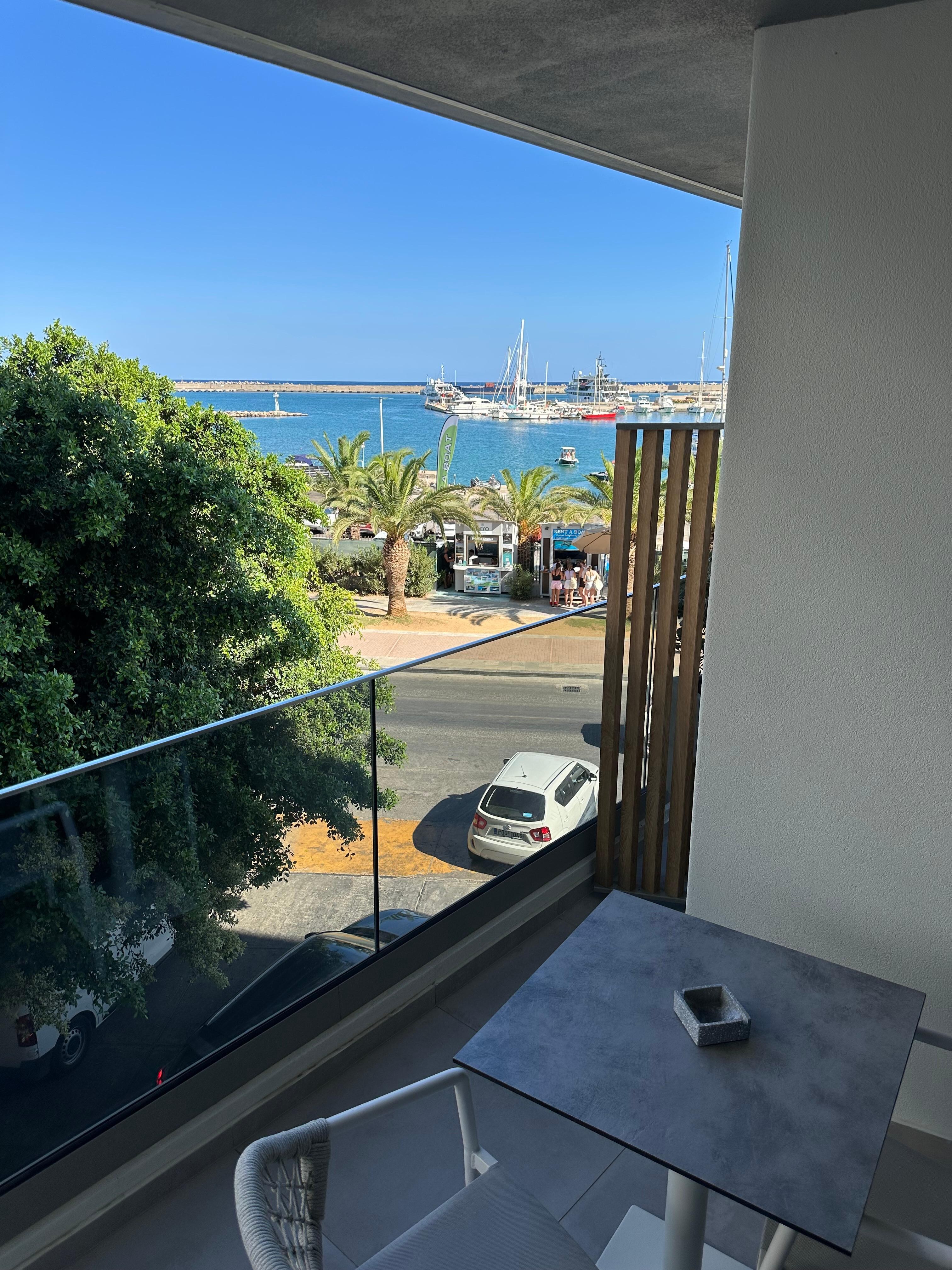 View from our balcony 