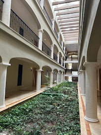 Indoor/outdoor hallways