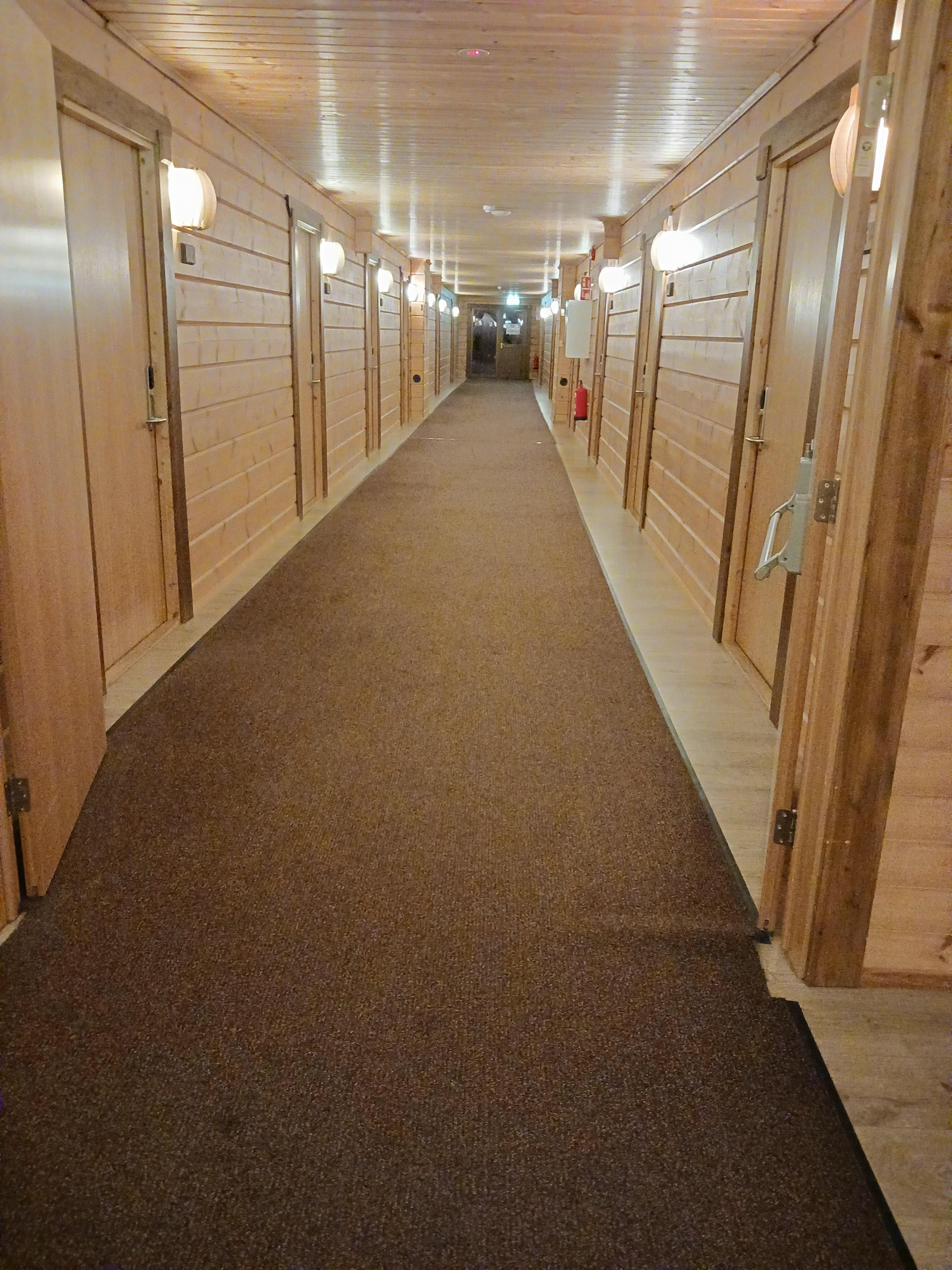 Hallway to rooms