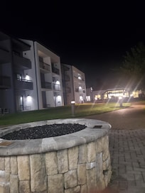 The courtyard at night so peaceful