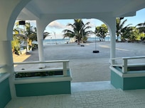 View from our beachfront villa