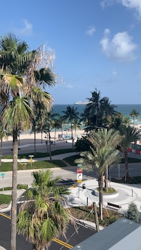 View from rooftop pool