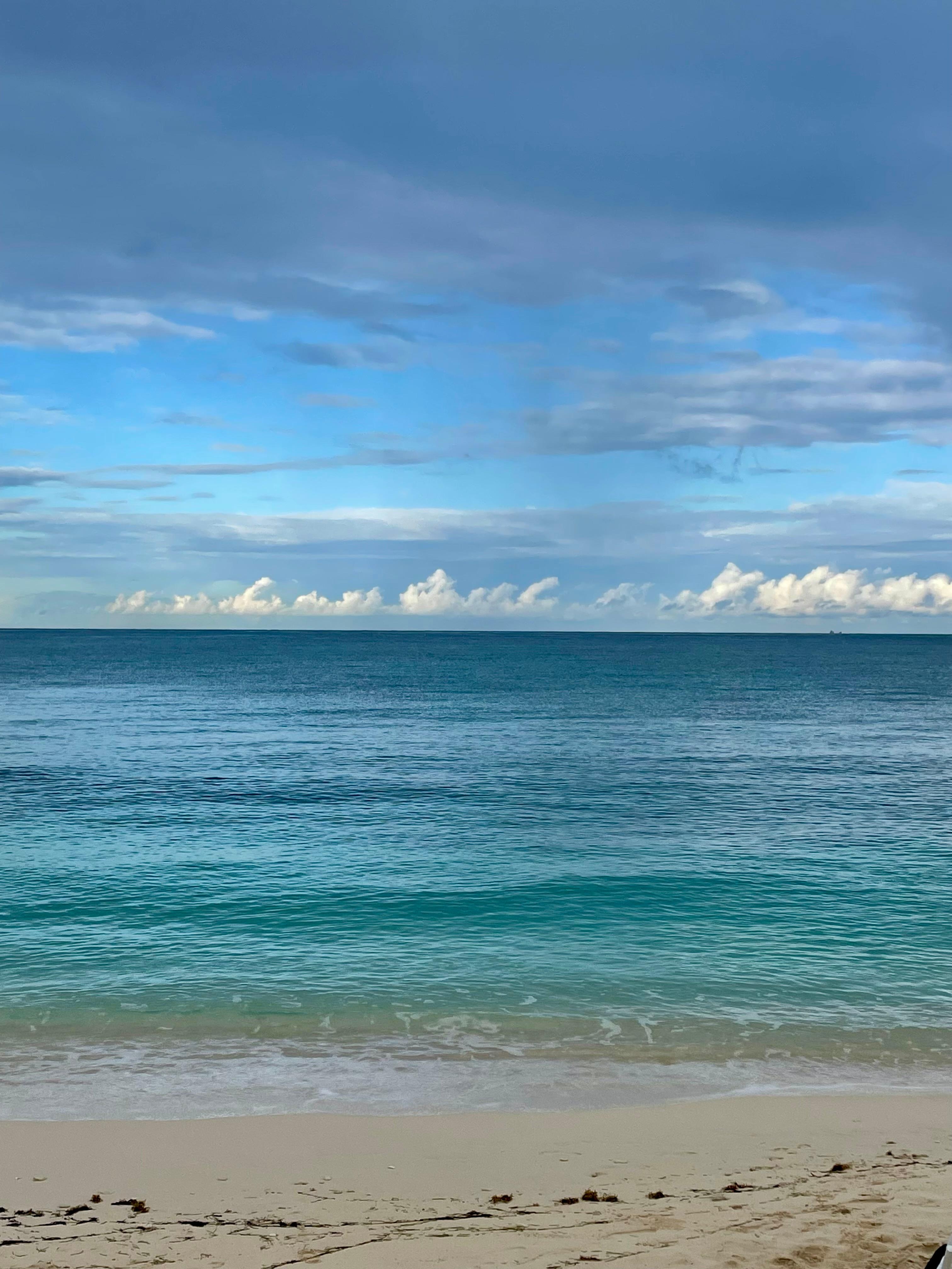 The beach the day we were leaving