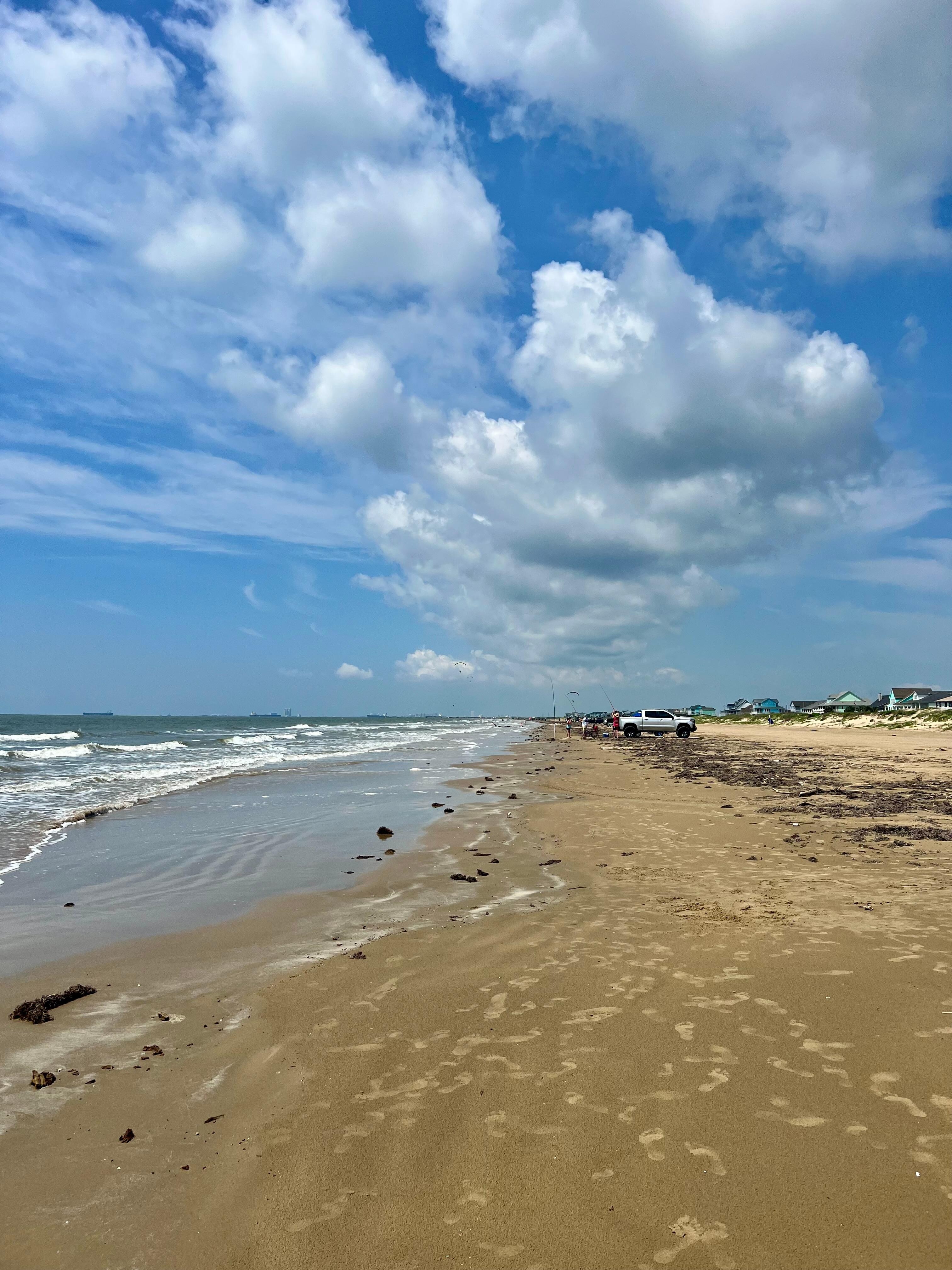 The beach