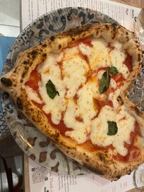 Les Amoureux pizza - delicious and short walk from the property.
