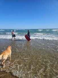 Boogie boarding