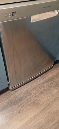 Dishwasher door.