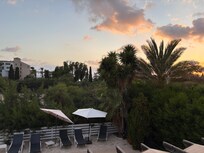 Sunset view from balcony