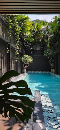 The beautiful pool