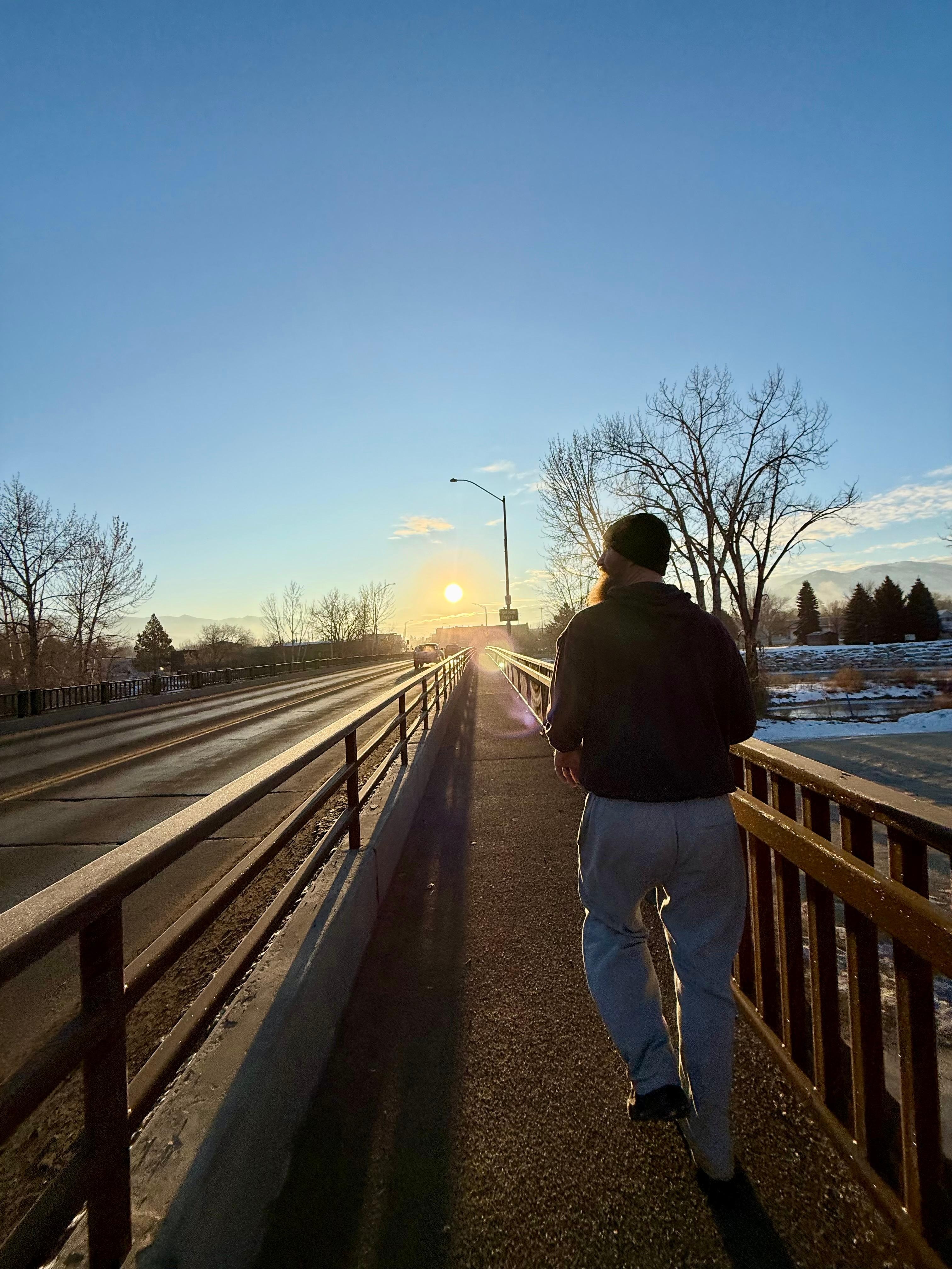 Morning run in Salmon.