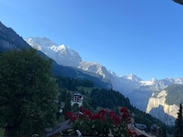 Day overlooking Wengen from our balcony