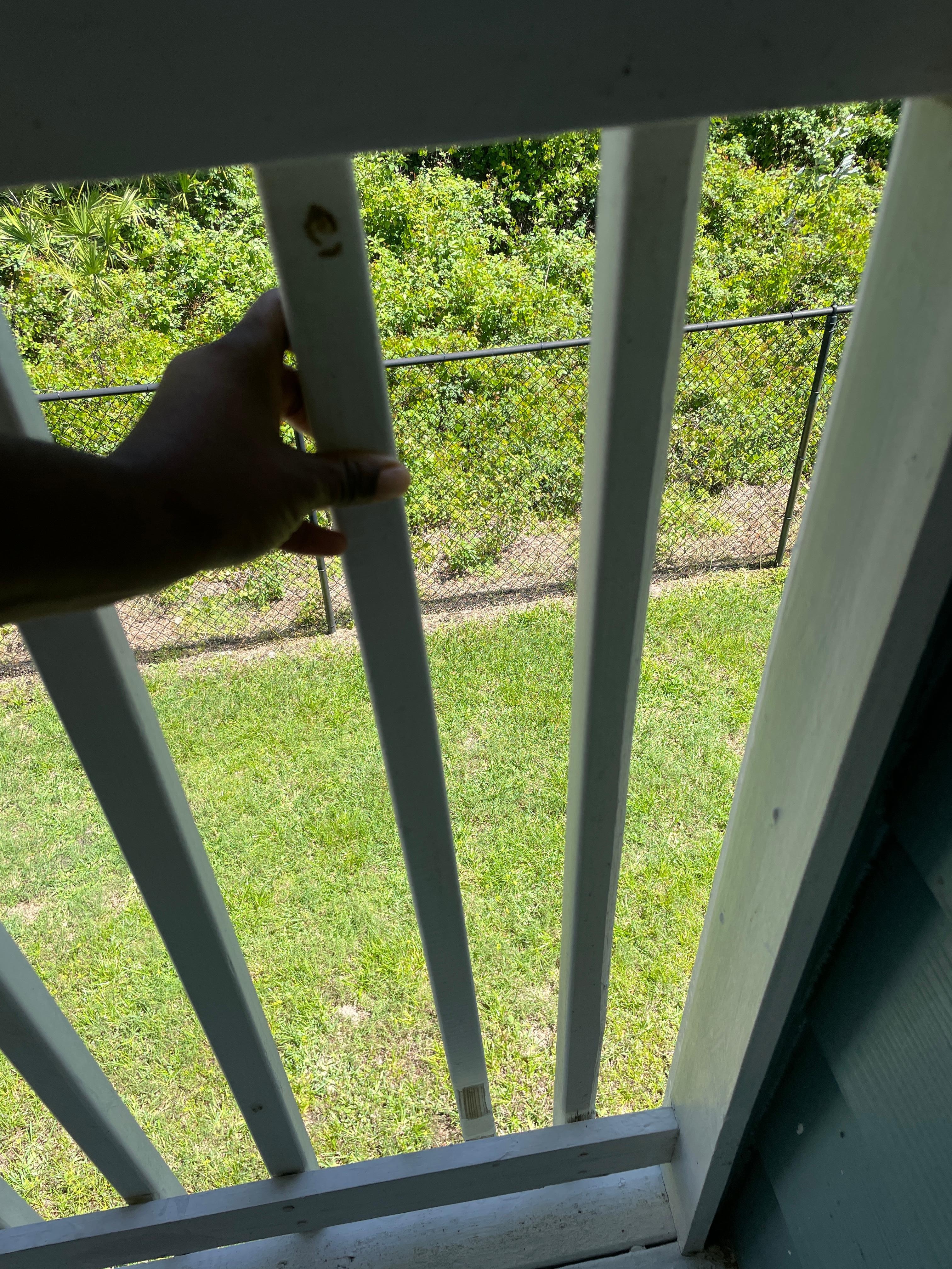 If you have little children do not take them on the back deck. One of them was very loose. I literally moved it from side to side.