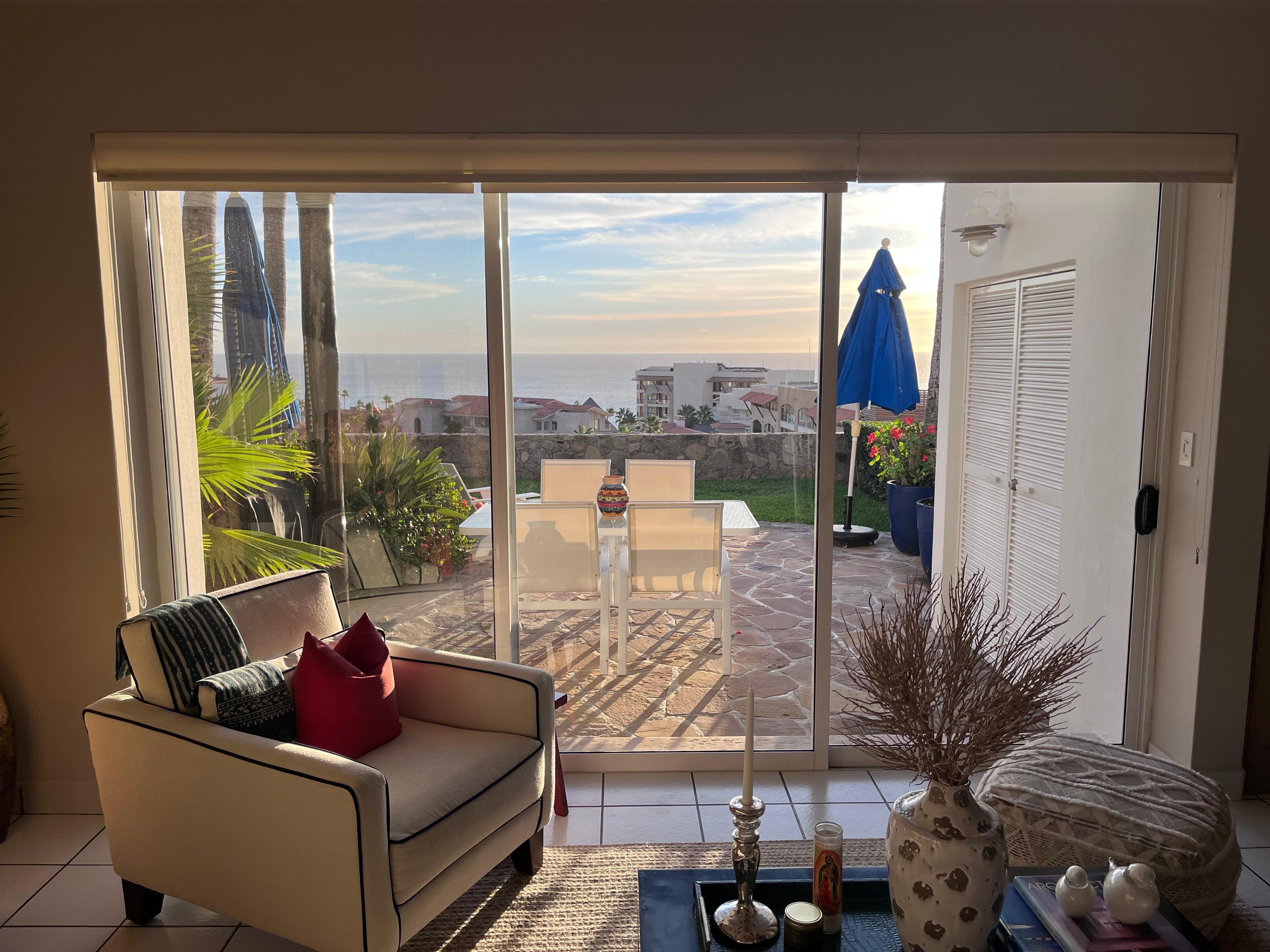 Sunrise view from the living room!