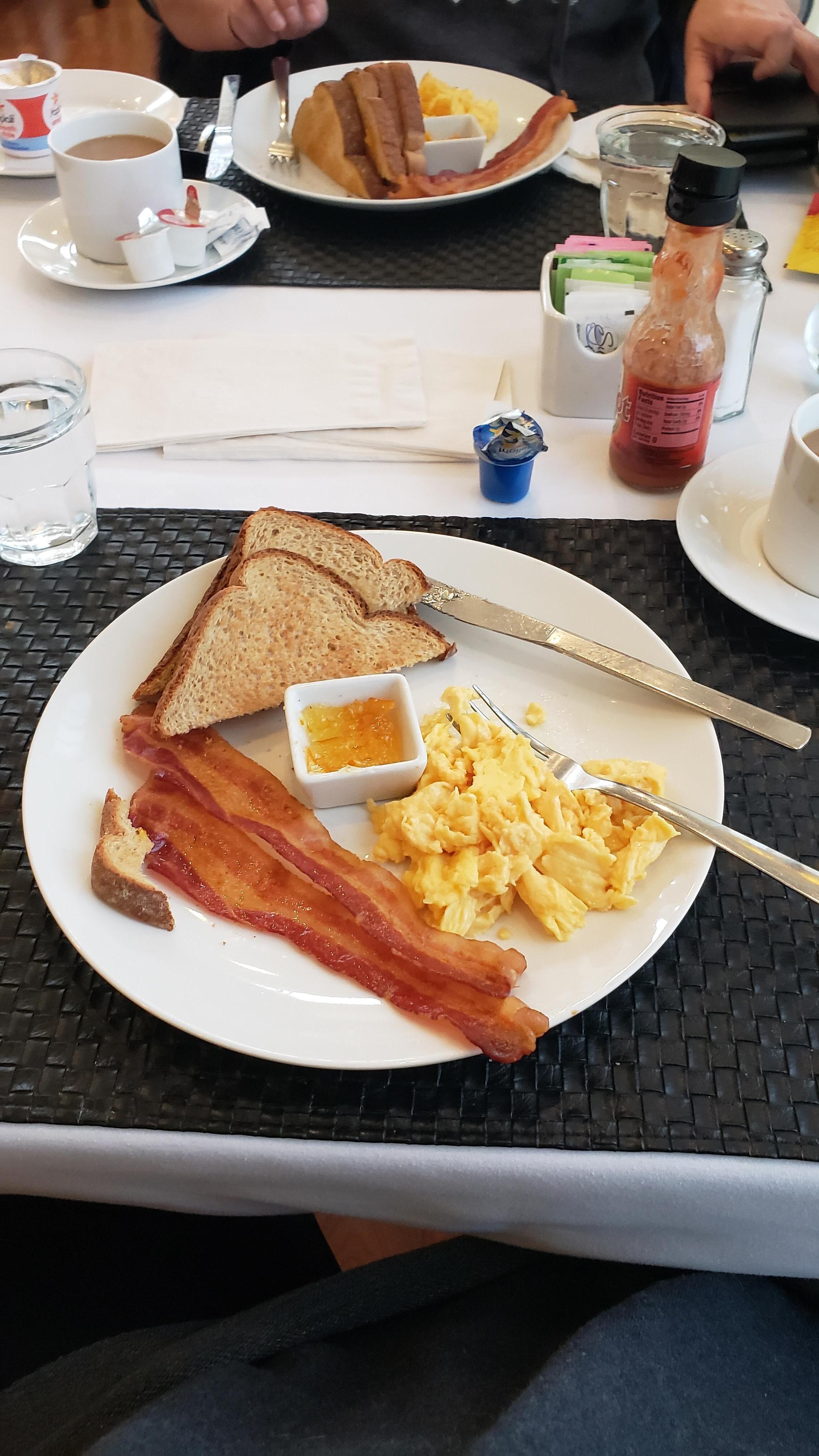 Free made to order breakfast 