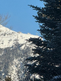 You can see the Tram line for the tram to Corbet's Cabin if you look closely. It was fun to watch it go back and forth.
