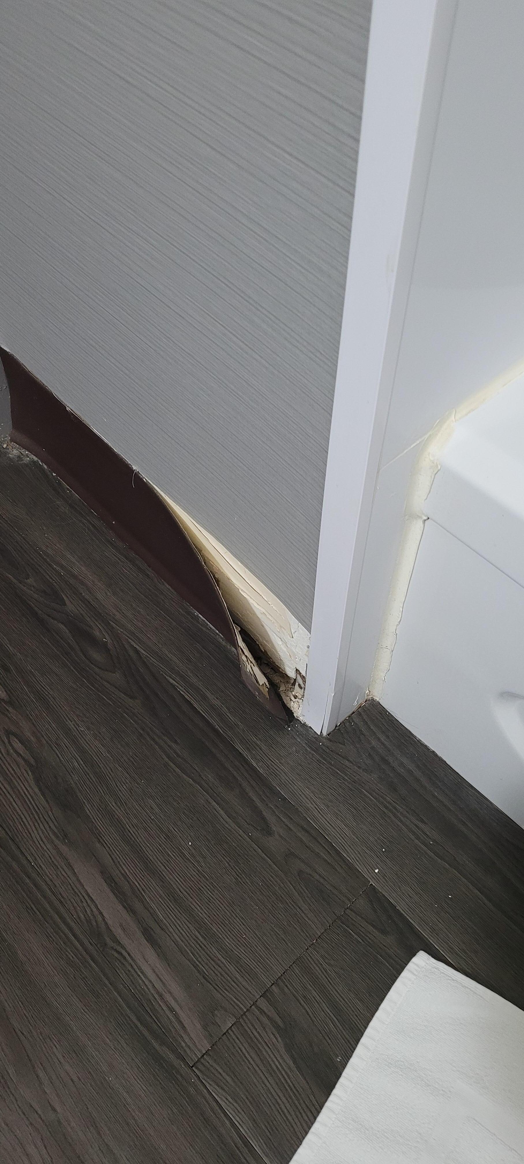 Decrepit condition of bathroom 