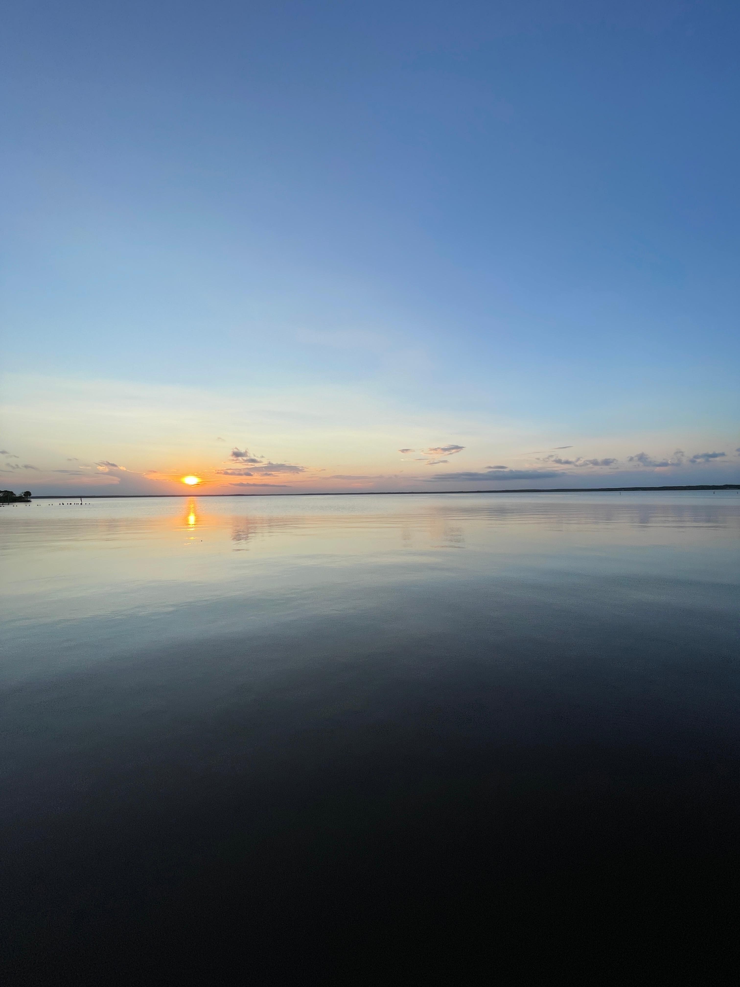Sunset from the dock