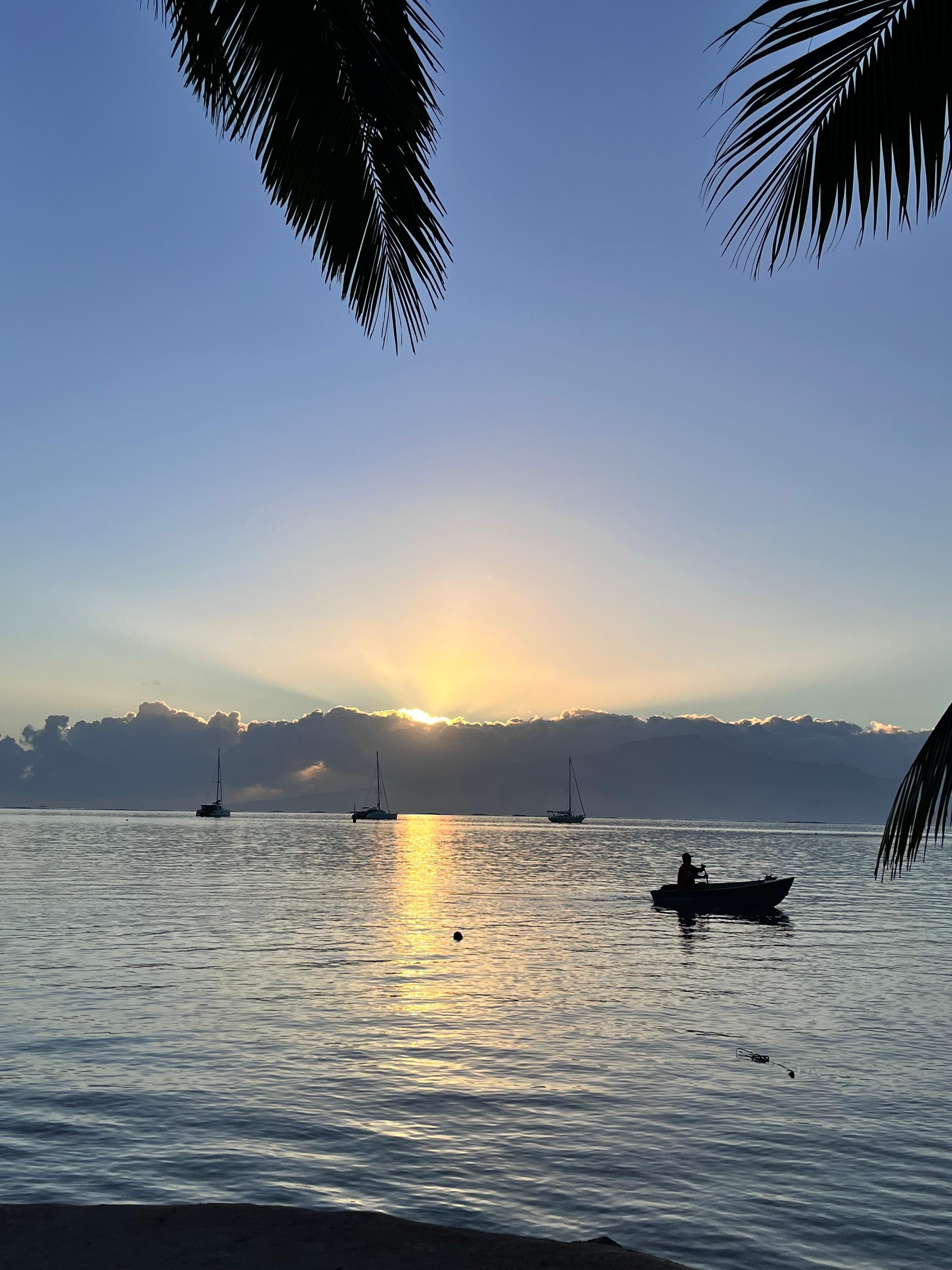 Sunrise on the patio