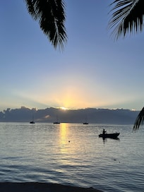 Sunrise on the patio