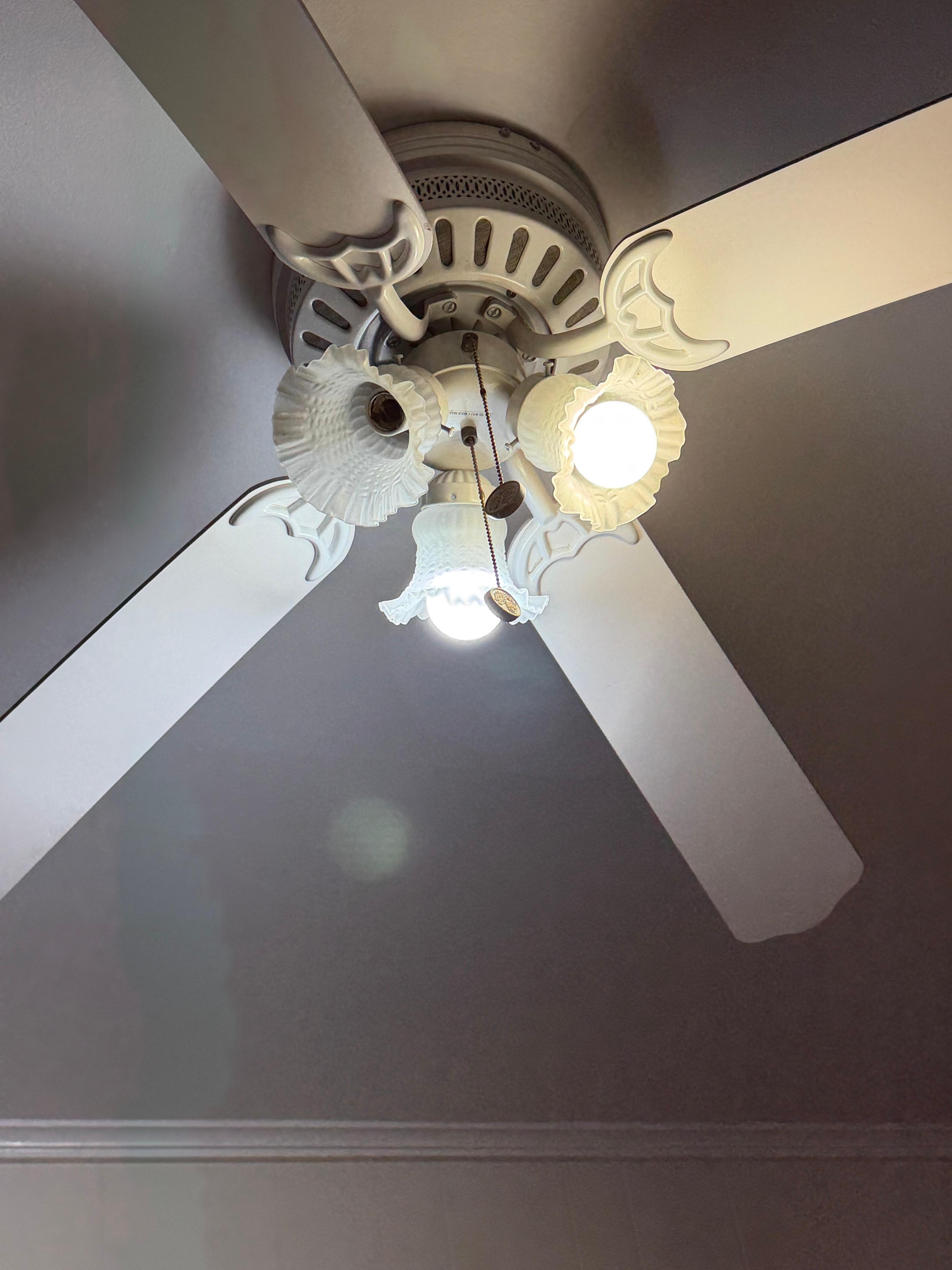 None of the light fixtures had enough lightbulbs in them