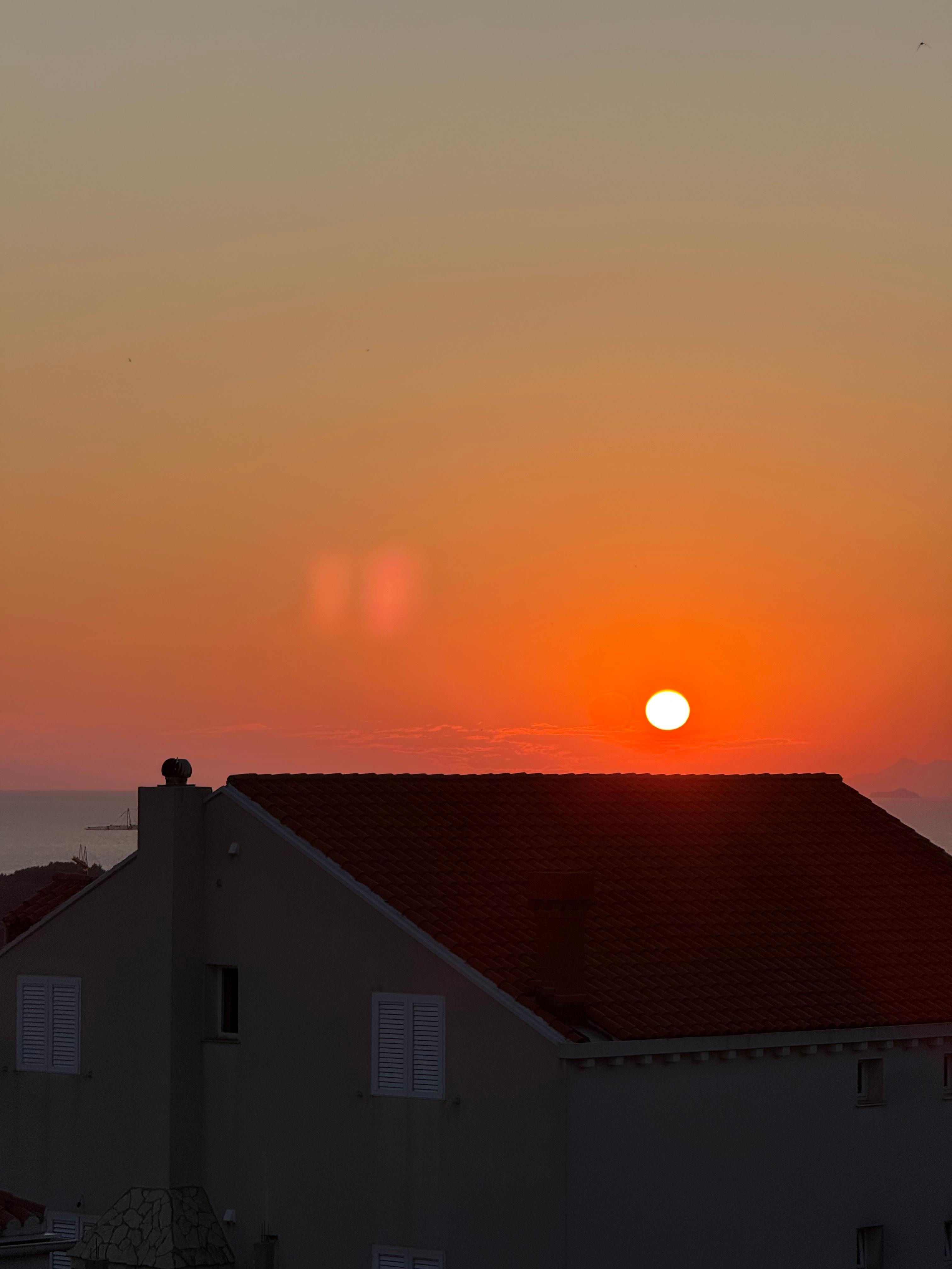 The view from our shared balcony 