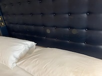 Headboard clearly worn but was disappointing to see these details in a five star hotel