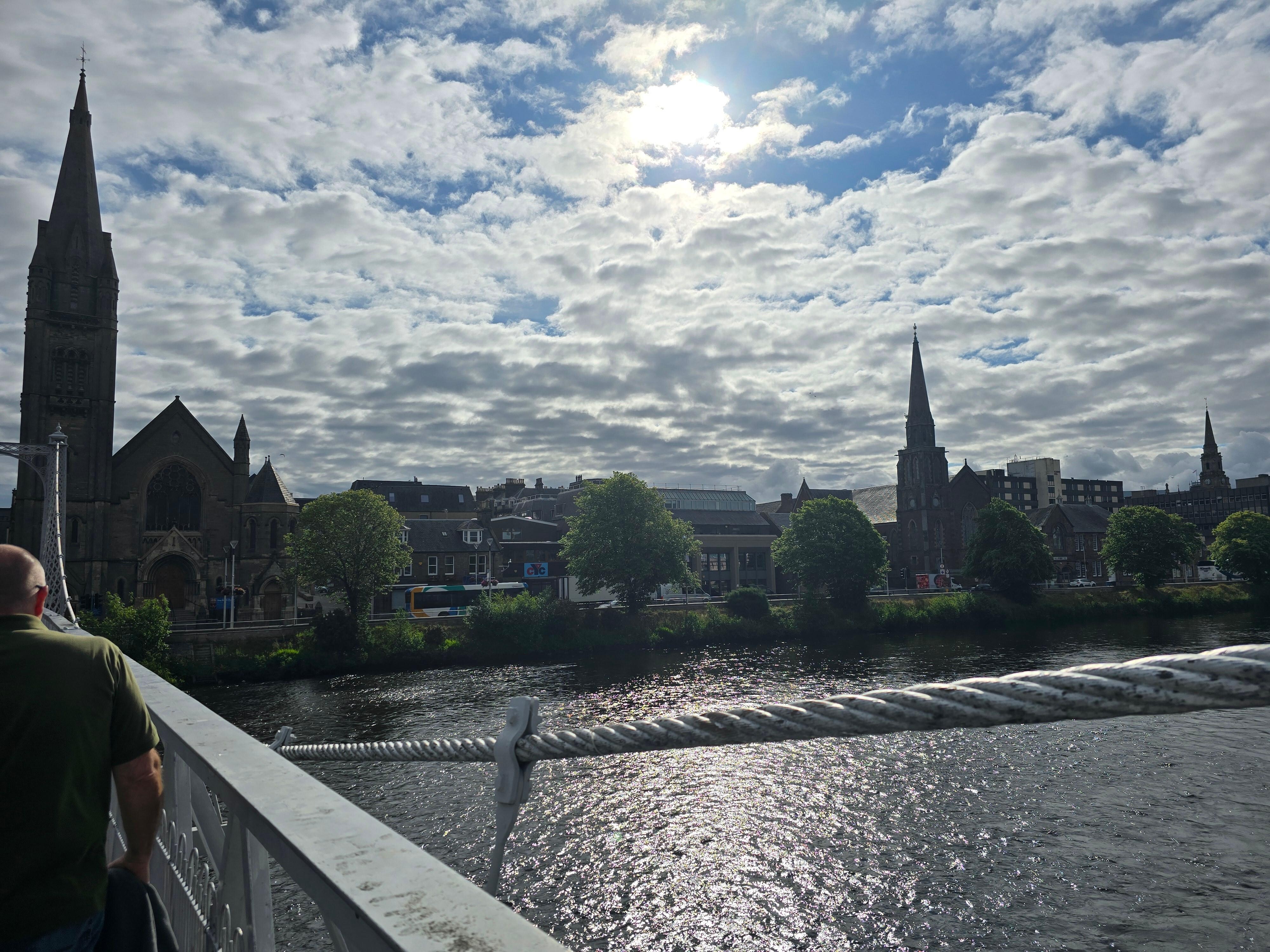 Iverness from the "bouncy" bridge