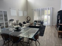 Dining and living room area