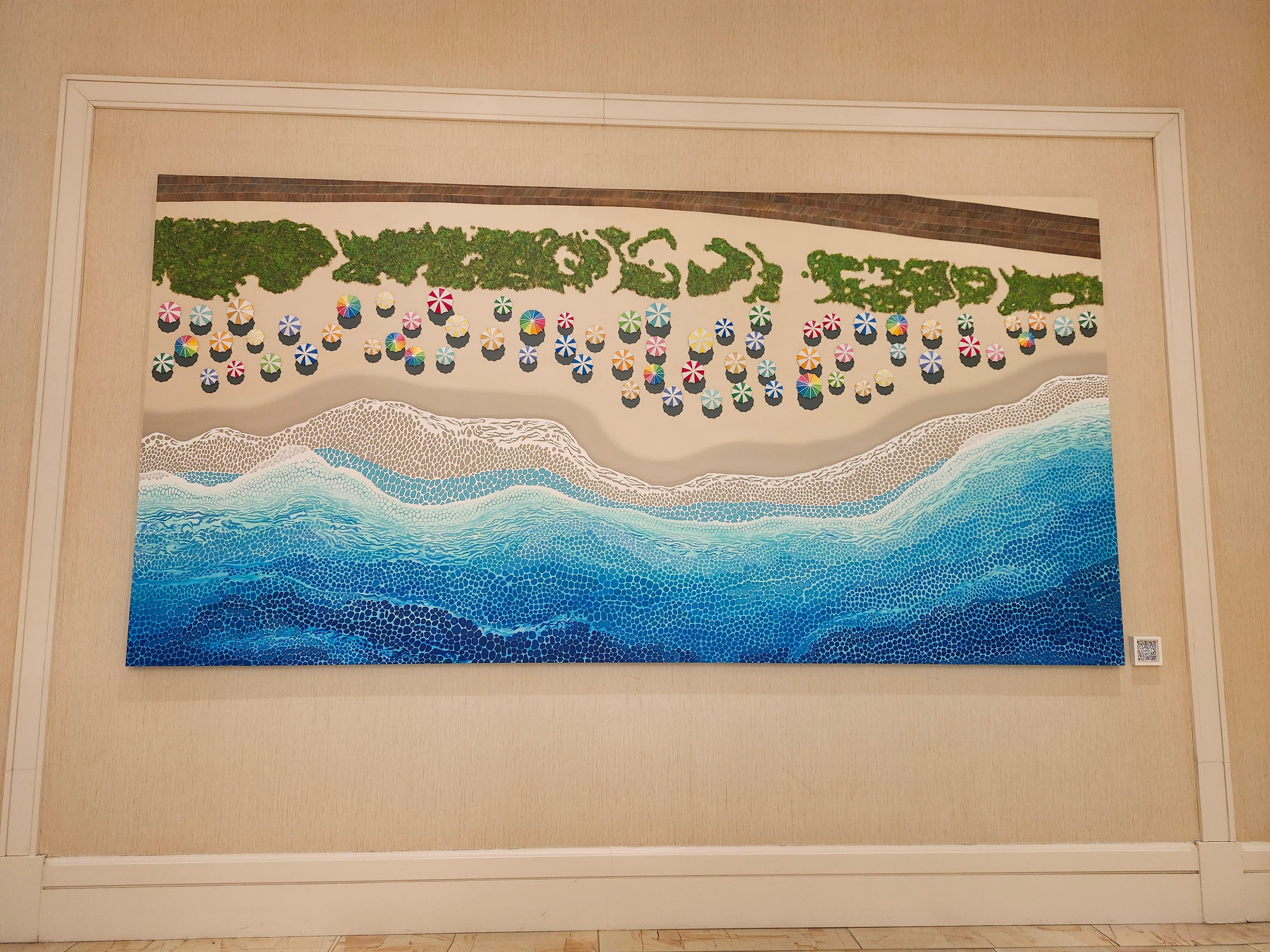 Fun painting in hall