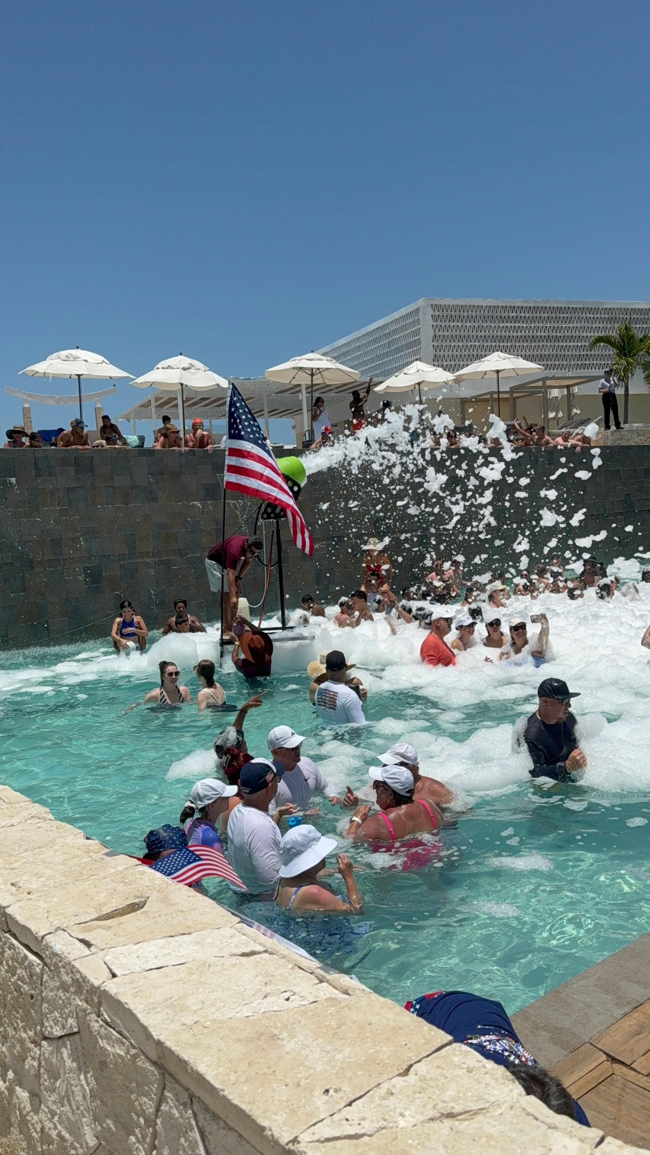 4th of July foam party