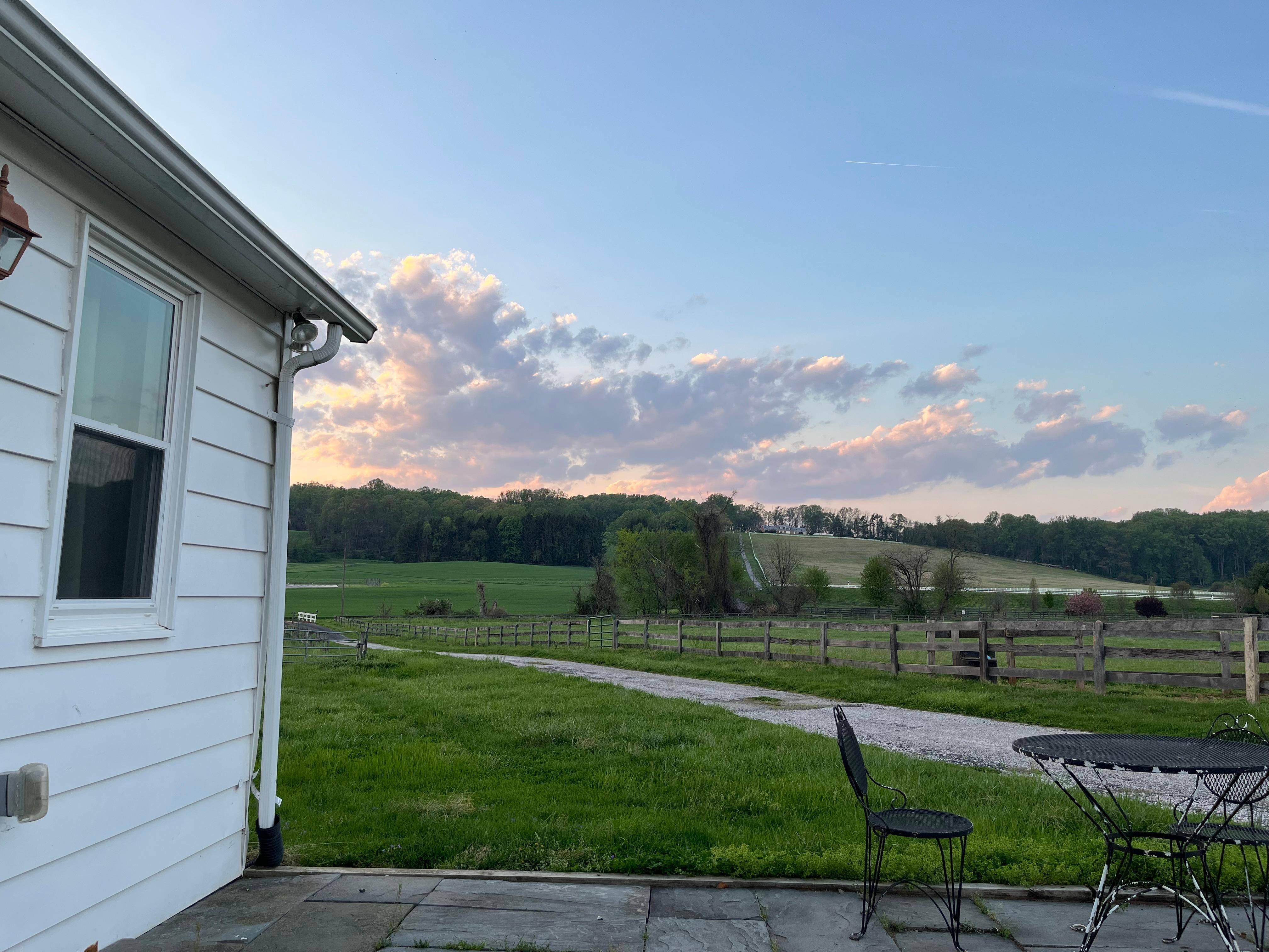 View from front patio