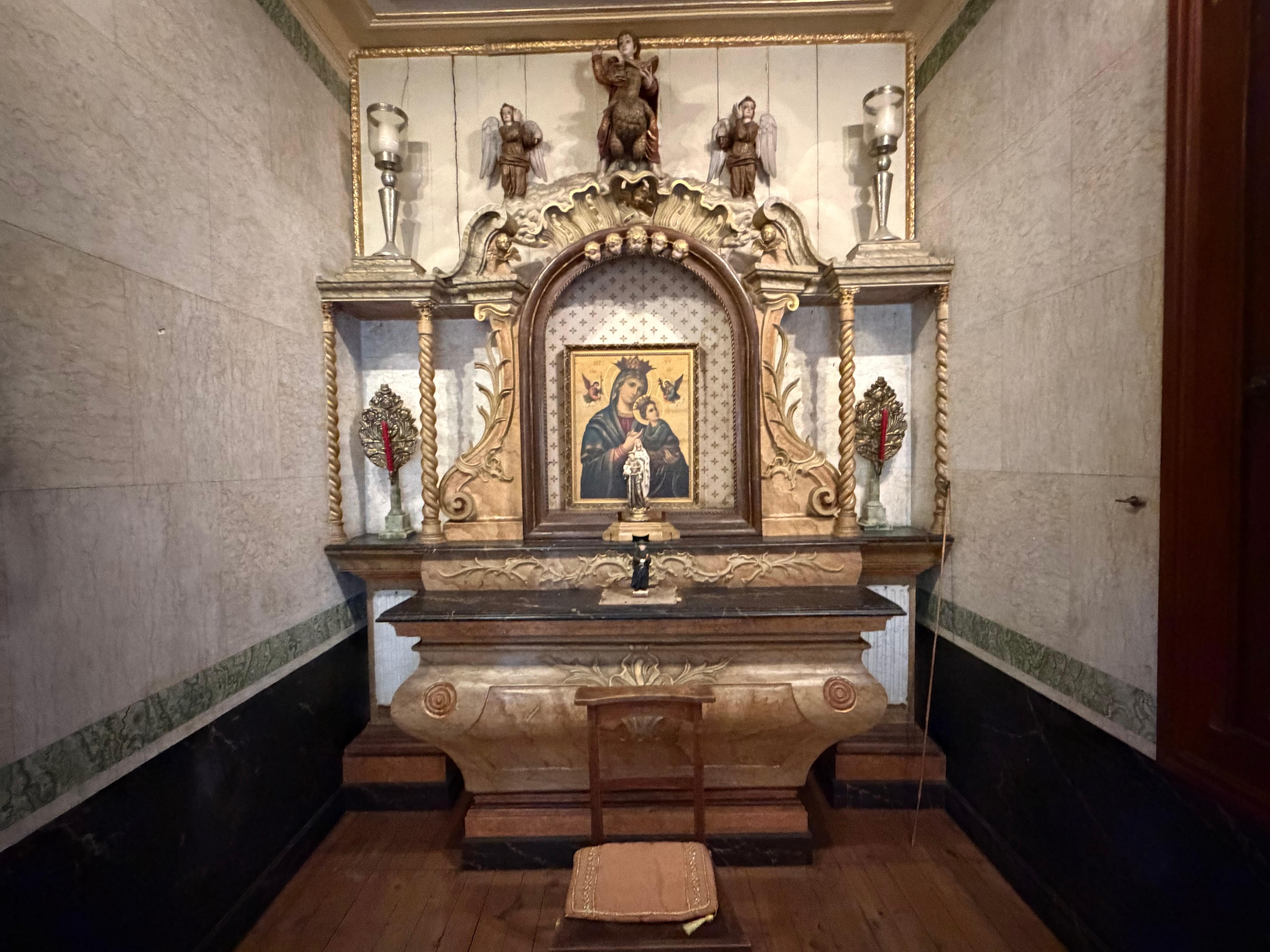 A Chapel remains from its days as a small palace.