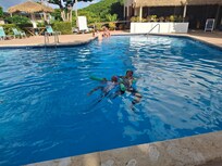 Relaxing in the Pool