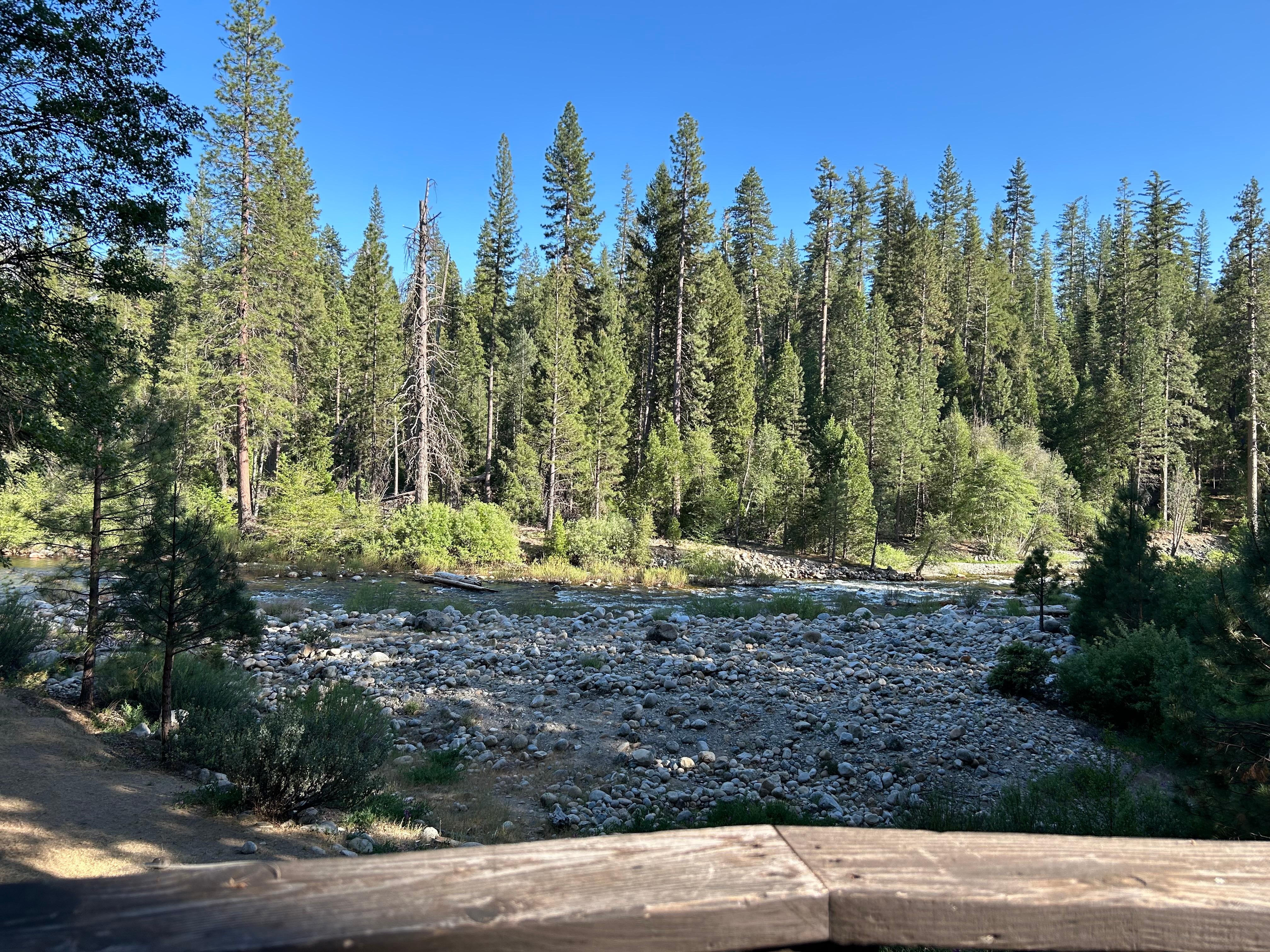 SOUTH FORK FROM THE UPSTAIRS DECK