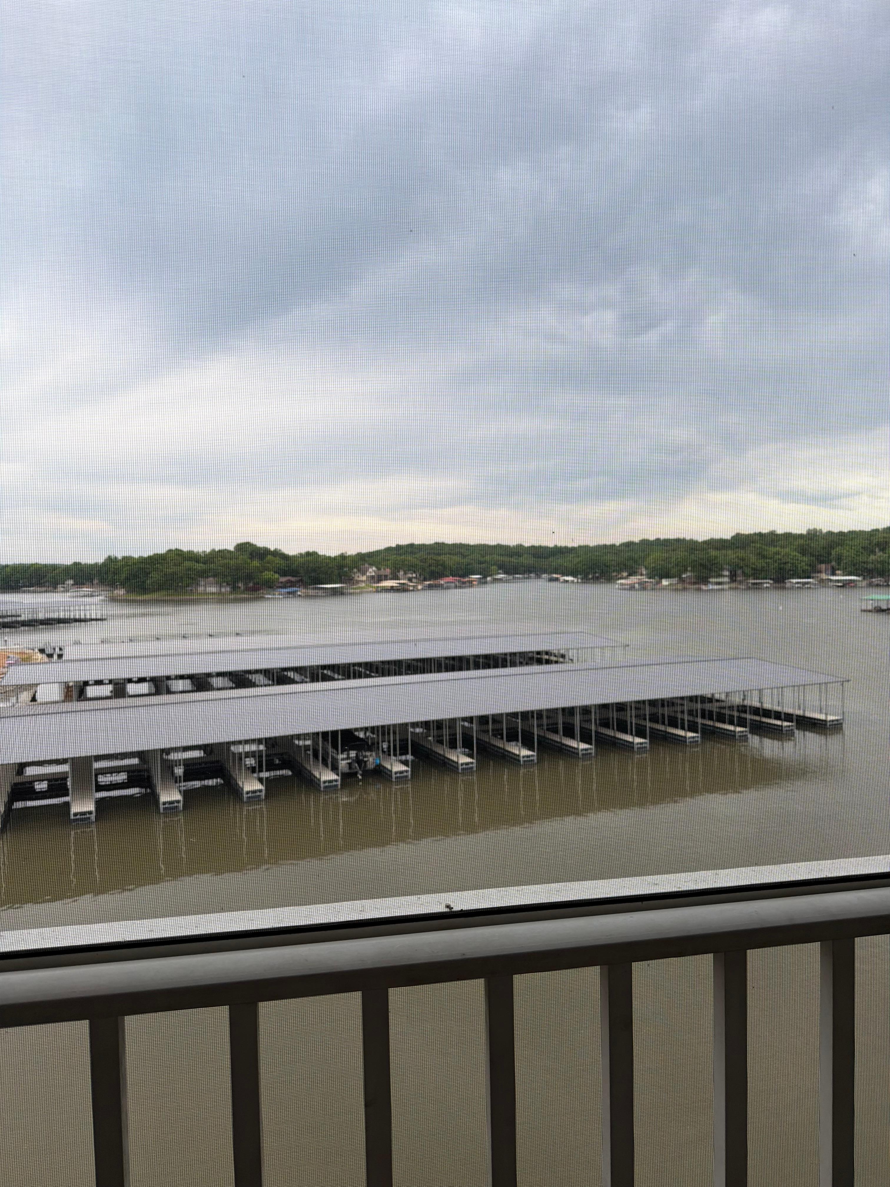 Nice view from screened deck.