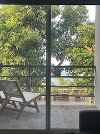 View from our balcony.