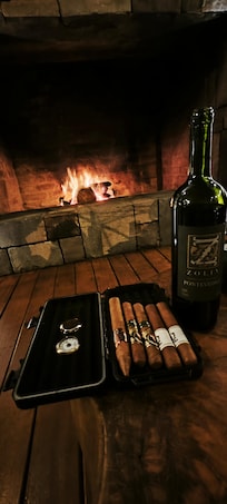 Lareira na area externa