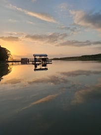 Sunrise from the dock.