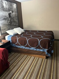 The mattress is surprisingly comfortable but you feel the roughness of the blanket through the sheets.