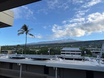 Mountain view when exiting condo.