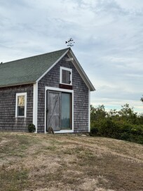 Hilltop view at the property