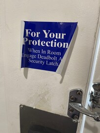 Felt unsafe